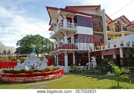 Bulacan, Ph - Oct. 16: Cherubin Gardens Buddha And Children Statues On October 16, 2015 In Meycauaya