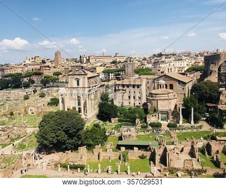 Beautiful Historic City In Italy In Rome