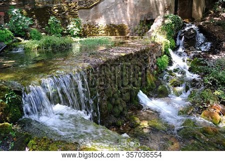 View Of The Pubusinu Water Source In Fluminimaggiore
