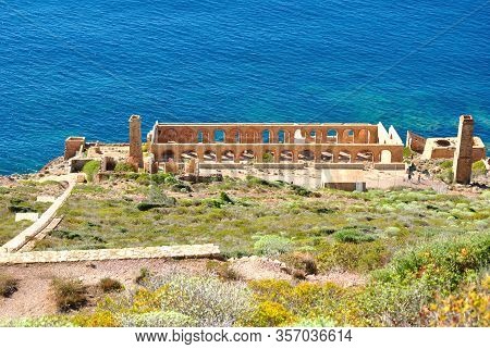 View Of The Abandoned Laveria Lamarmora In Nebida