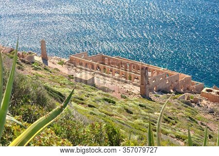 View Of The Abandoned Laveria Lamarmora In Nebida