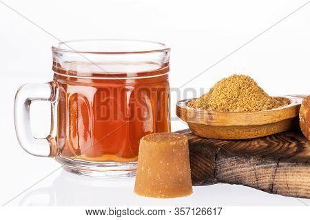 Panela Water, Own Drink Of South America And Parts Of Central America And The Caribbean. It Is Prepa