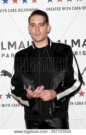 LOS ANGELES - NOV 21:  G-Eazy at the 'PUMA x Balmain- created with Cara Delevingne' LA Launch Event at the Milk Studios on November 21, 2019 in Los Angeles, CA