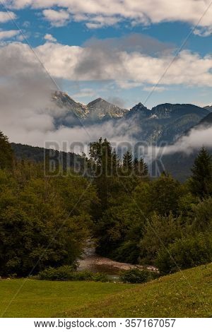 View Of Slovenian Landscape Near Bohinj, Slovenia