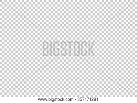 Transparent Pattern Template Background, Empty Checkered Grey White Transparency Of Graphic Display 