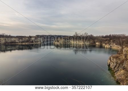 Views Of Zakrzówek Lake In Krakow In Poland