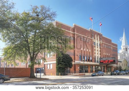 Augusta, Georgia/united States- January 7: The William Bell Memorial Auditorium In Augusta, Georgia.