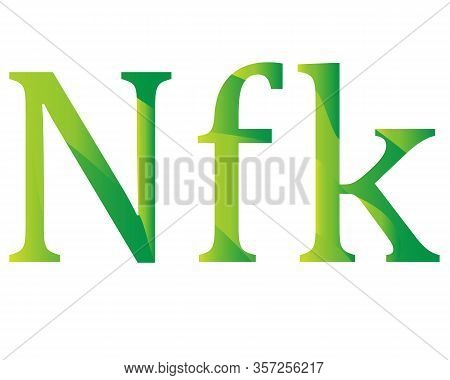 Eritrean Nakfa Currency Symbol Icon Of Eritrea Vector Illustration On A White Background