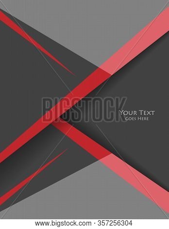 Vector Modern Cover Template. Abstract Bright Background For Poster, Brochure, Flyer Design. Layout 