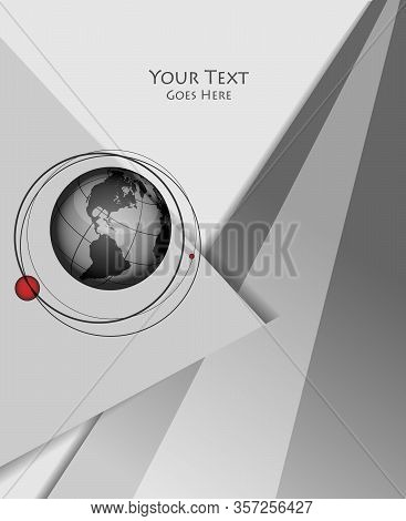 Vector Modern Cover Template. Abstract Bright Background For Poster, Brochure, Flyer Design. Layout 