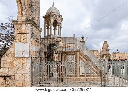 Jerusalem, Israel, March 3, 2020 : Ayubid Minbar - With Which The Imam Reads Friday Prayer On The Te