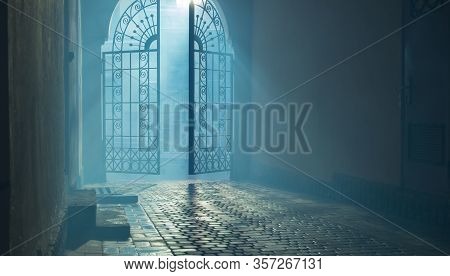 Mysterious Arch, All In Smoke, A Back Light