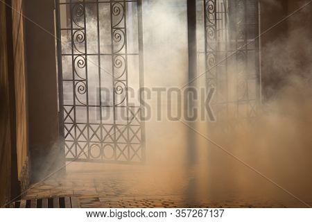 Mysterious Arch, All In Smoke, A Back Light