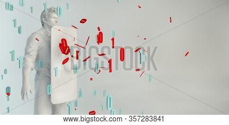 Antivirus Protection Software with Realtime Analytics Program 3D Render