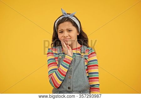 Dental Disease. Toothache As Dental Pain. Plan To Visit Dentist. Dentist Appointment. Little Child S
