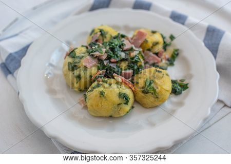 Home Made German Home Made Wild Garlic Dumplings