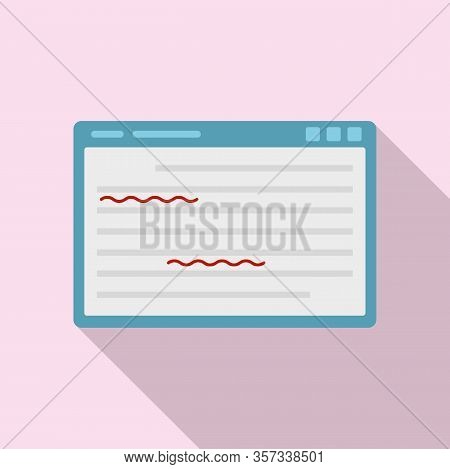 Web Editor Icon. Flat Illustration Of Web Editor Vector Icon For Web Design