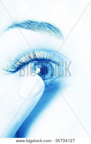  Lentes de contacto para los ojos