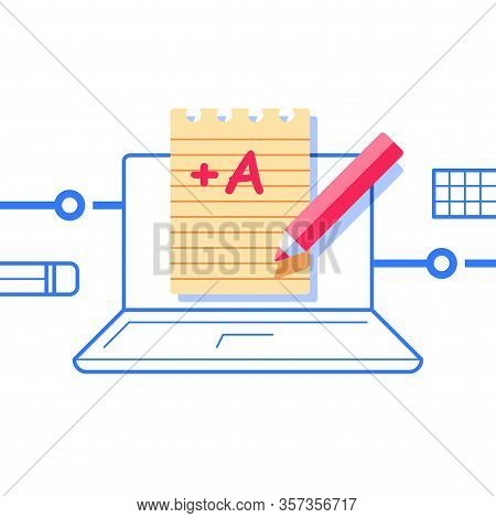 High Test Score, Excellent Result, A Plus Mark, Pass Examination, Well Done Assignment, Internet Edu