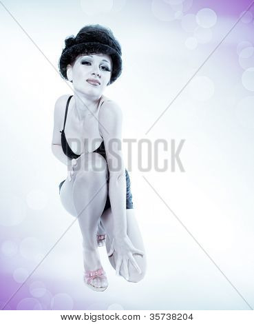 bella donna sessuale. stile di danza