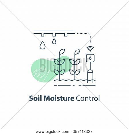 Plant Irrigation System, Soil Moisture Control, Crop Growth Increase, Smart Automation, Modern Agric
