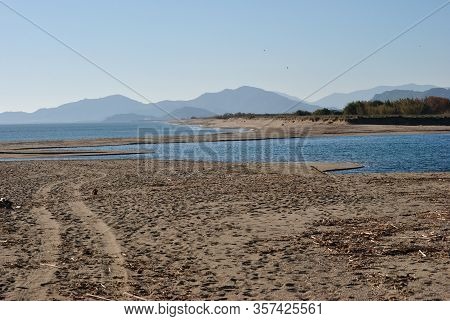View Of The Porto Corallo Beach In Villaputzu