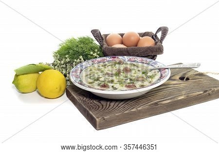 The Easter Composition. National Greek Soup 