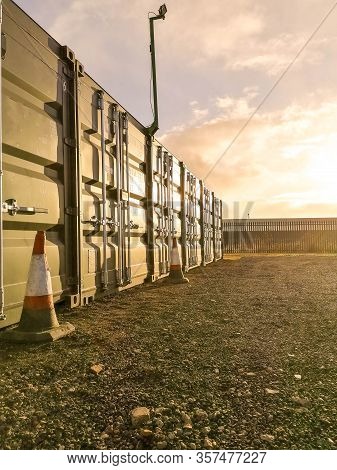 Storage Container Sunset