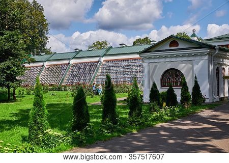 Belarus, Zalesie August 2019. Orangery In The Old Estate Of The Famous Composer Oginsky.