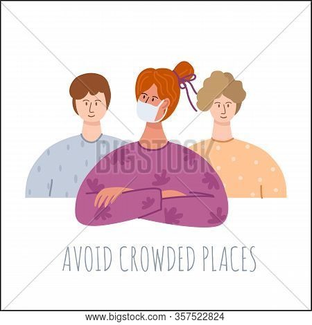 Coronavirus Covid-19 Preventions Concept. Flu, Cold, Contaminated Air Disease Prevention - Healtcare