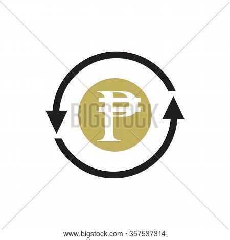 Philippines Banking Currency Symbol, Peso Vector Icon