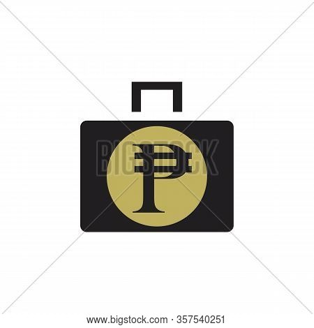 Philippines Banking Currency Symbol, Peso Vector Icon