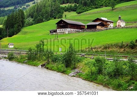 Summer landscape of Heiligenblut village in Austria, Europe