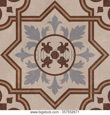 Floor And Wall Tiles , Porcelain Ceramic Tile , Geometric Pattern For Surface And Floor , Marble Flo