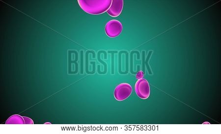 Coronavirus, covid-19, ncov cells flu virus vaccine. Blood DNA bacteria microorganisms flow. Coronav