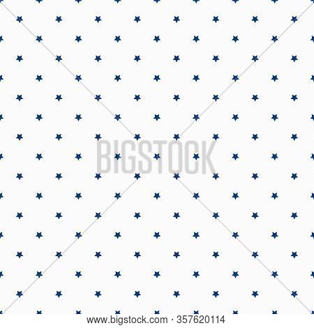 Seamless Pattern With Stars Motif Background. Seamless Pattern Of Stars.