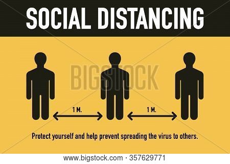 Social Distancing, Stop Covid-19 Coronavirus Concept. Novel Coronavirus (2019-ncov). Protect Yoursel