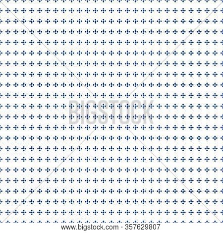 Abstract Geometric Seamless Pattern With Dots. Wallpaper Decoration Background