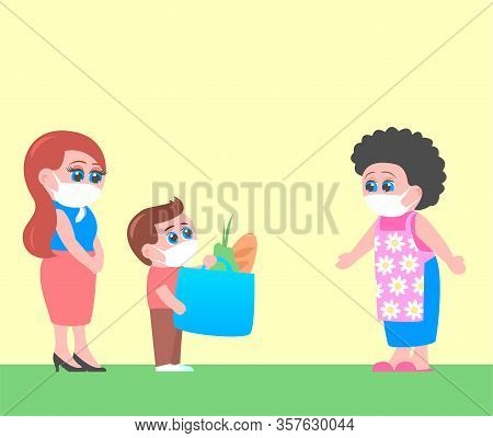 Mom Son Brought Vector Photo Free Trial Bigstock