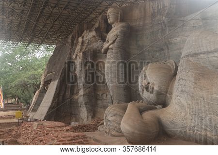 The Gal Vihara, Also Known As Gal Viharaya And Originally As The Uttararama, Is A Rock Temple Of The