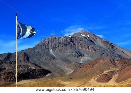 Spectacular View Of The Socompa Volcano, Salta Province, Argentina