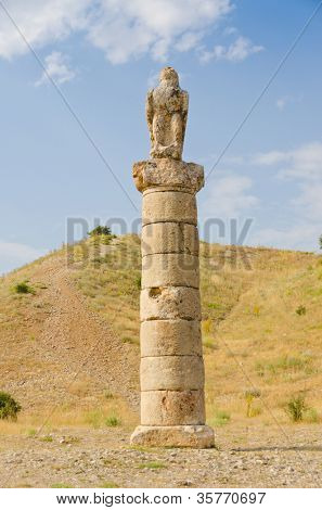  Kieffer Tumulus - colonne dorique, Turquie