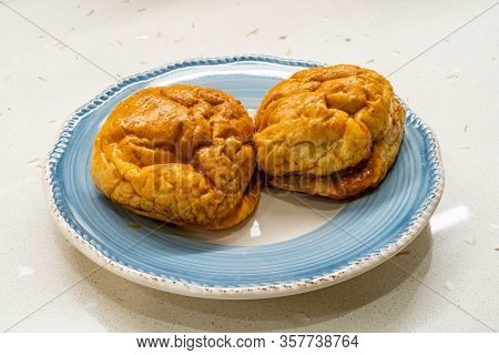 Turkish Wet Burger With Sauce / Islak Hamburger. Fast Food.