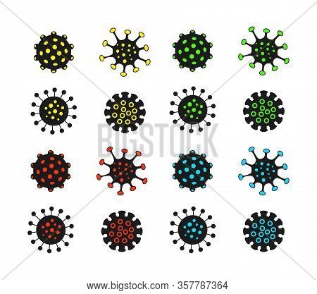 Set Illustration Graphic Vector Of Corona Virus In Wuhan, Corona Virus Infection. 2019-nvoc Virus.co