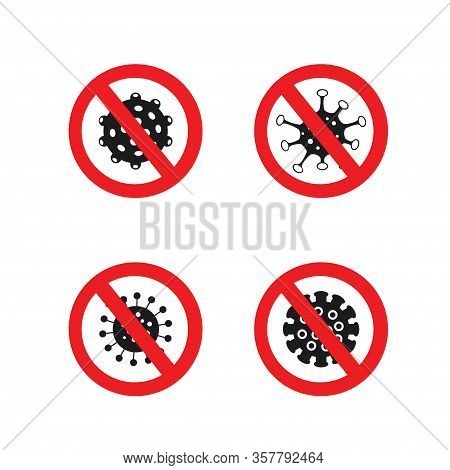 Stop Coronavirus. Set Illustration Graphic Vector Of Corona Virus In Wuhan, Corona Virus Infection. 