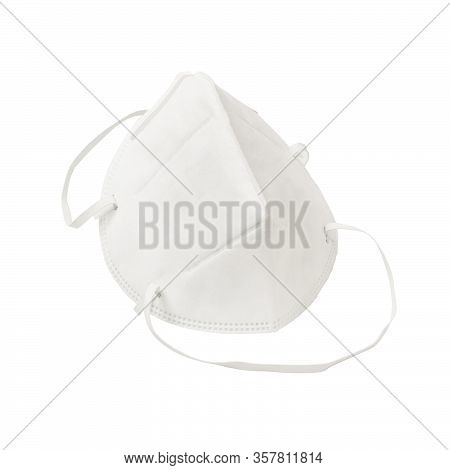 White Anti- Virus Mask In White Background