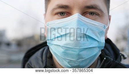 New York - Mar 20, 2020: Close Up Of Smartphone In Female Caucasian Hands. Woman Using Phone And Ord