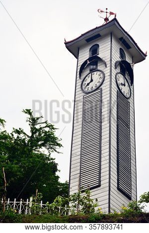 Kota Kinabalu, My - June 21: Atkinson Clock Tower On June 21, 2016 In Kota Kinabalu, Malaysia. Atkin