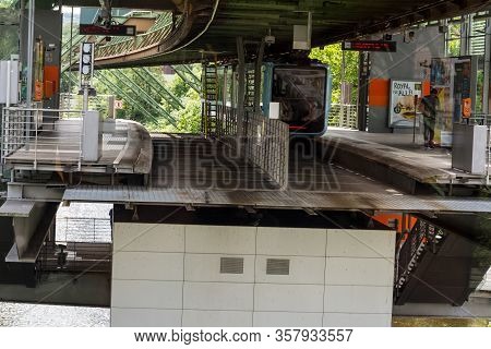 Wuppertal; Nrw; Germany - July 31; 

Wuppertal; Nrw; Germany - July 31; 2017:
 Suspension Railway In