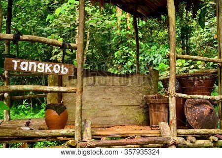 Sabah, My - June 21: Mari Mari Cultural Village Tangkob (grainery) House On June 21, 2016 In Sabah, 